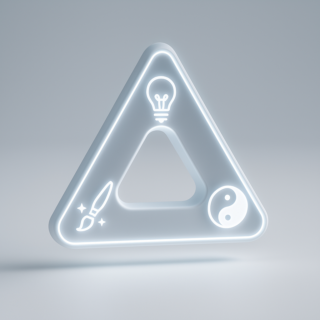 20250327_1741_Infographie de Marque Personnelle_simple_compose_01jqc7p0nqerts05qgw3y3y7zr triangle du personal branding