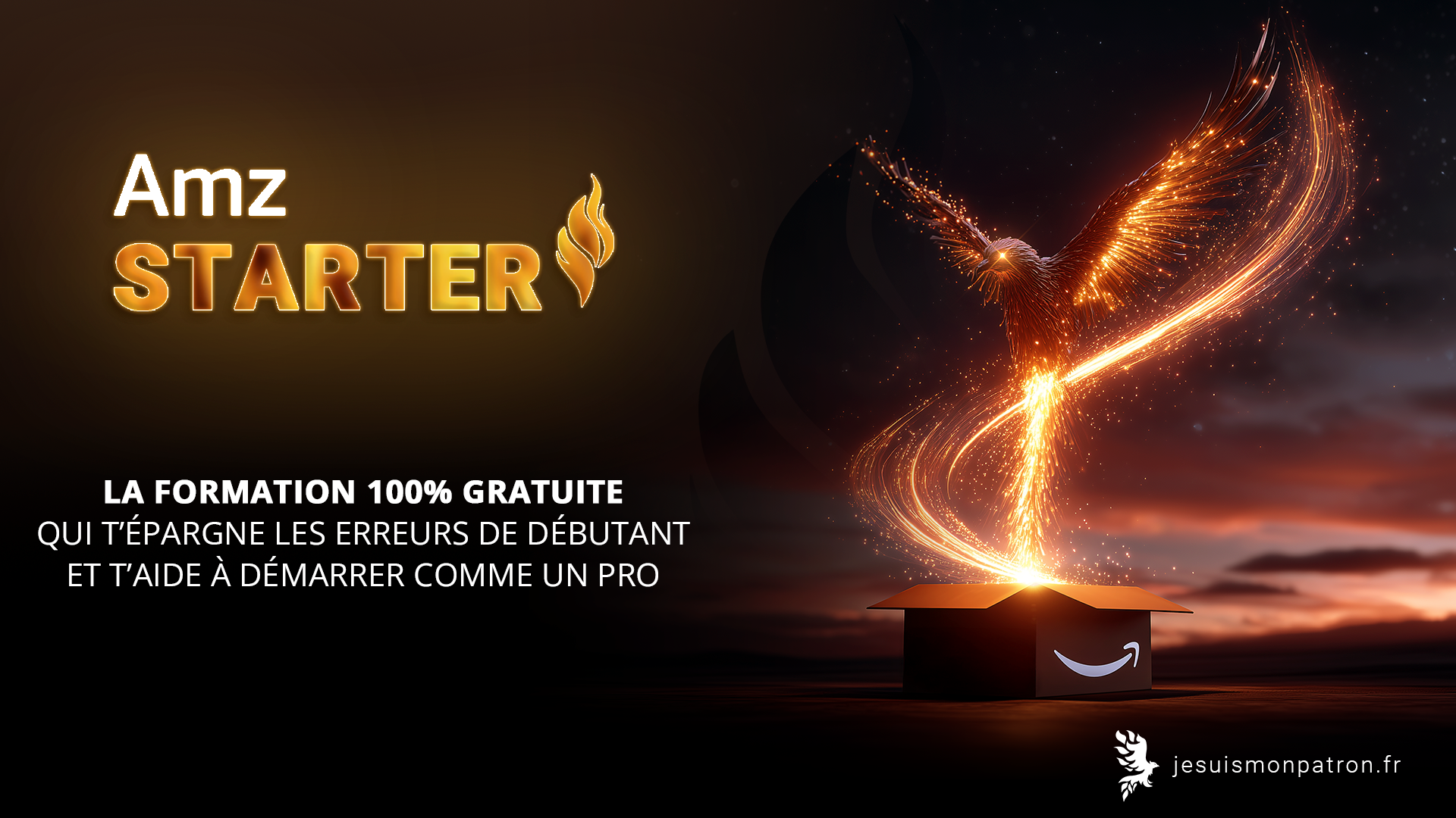 Bannière Amazon Starter -1920x1080 formation amazon fba gratuite