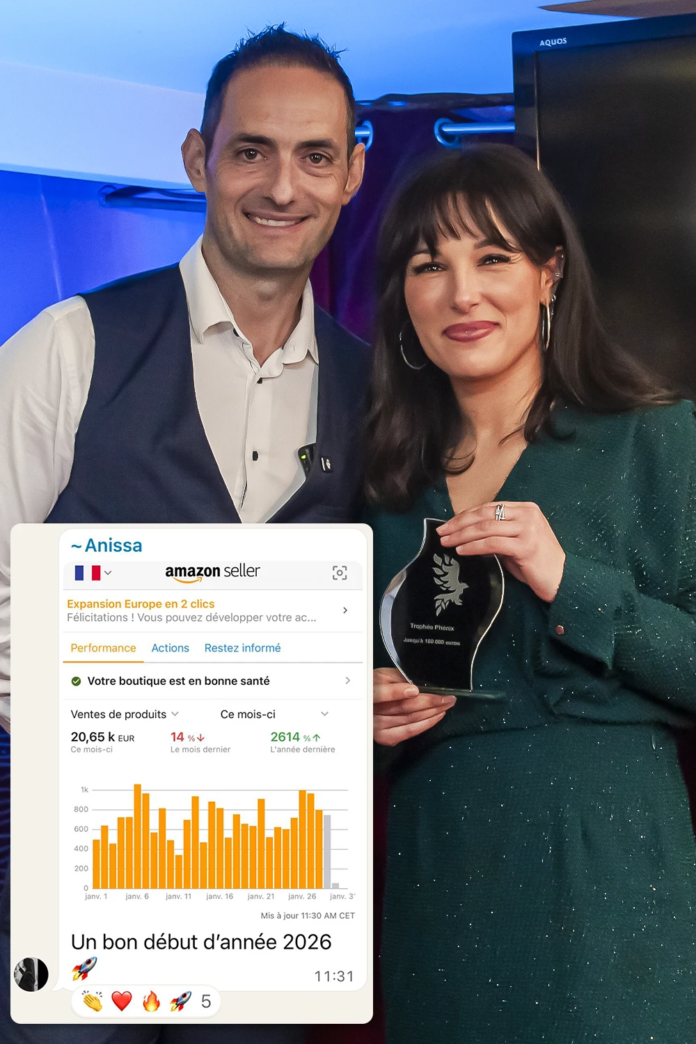 Remise trophée 2025 - Anissa